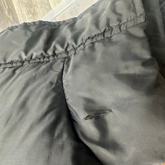 Vintage 90s Polo Sport Ralph Lauren Black Blue Mens XL Zip Up Down Puffer Jacket - Picture 9 of 13